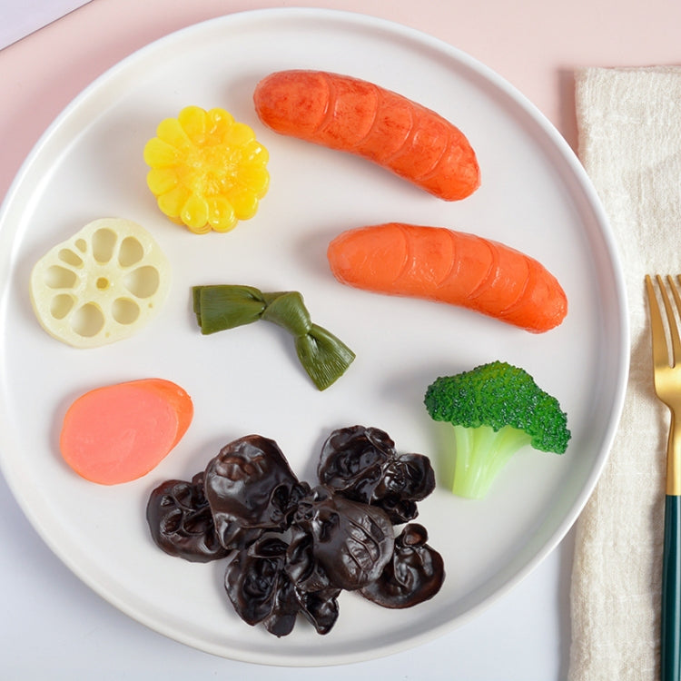 Puntelli per la fotografia di foto di modelli alimentari di simulazione, 1 PC Brushed Steak, 1 PC Fragrant Steak, 1 PC Linger Steak, 2 PCS Chicken Wings, 3 PCS Hot Dog, 3 PCS Squid, 3 PCS Pork Mouth, 3 PCS Poached Egg, 4 PCS Broccoli, 4 PCS Mushroom   ...