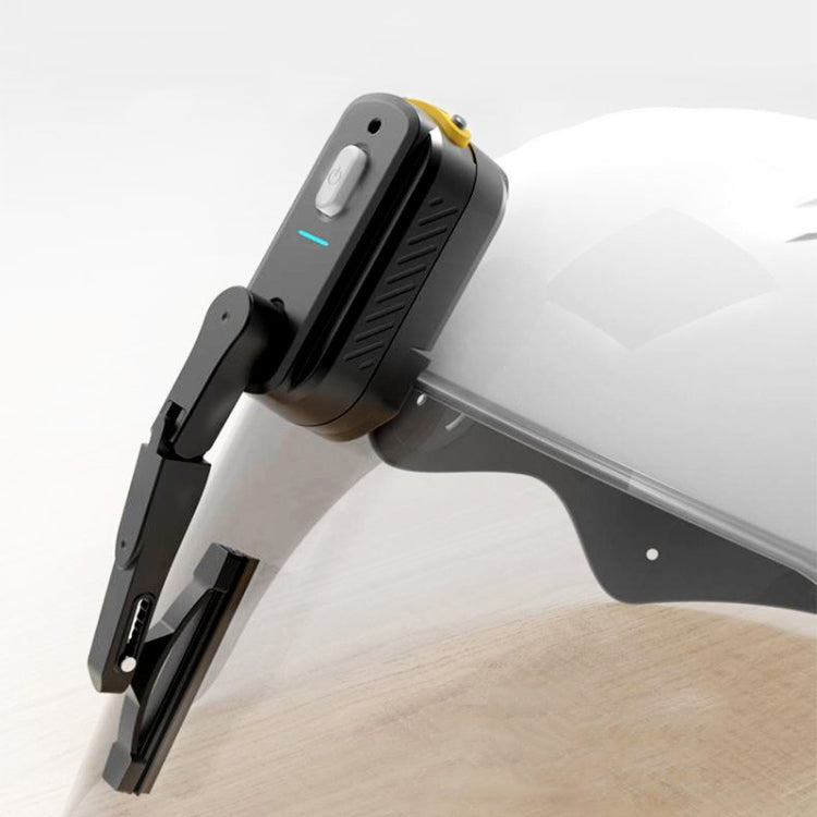 ARP005 Tergicristallo per casco di sicurezza universale per moto Tergicristallo USB impermeabile IP5, Universal Helmet Wiper