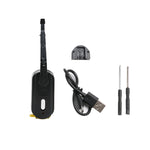 ARP005 Tergicristallo per casco di sicurezza universale per moto Tergicristallo USB impermeabile IP5, Universal Helmet Wiper