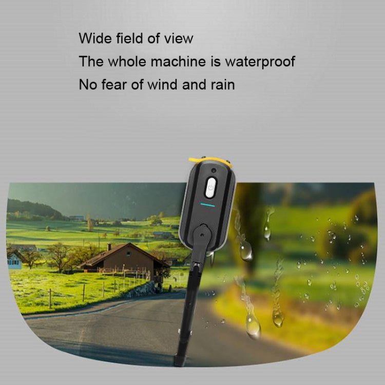 ARP005 Tergicristallo per casco di sicurezza universale per moto Tergicristallo USB impermeabile IP5, Universal Helmet Wiper