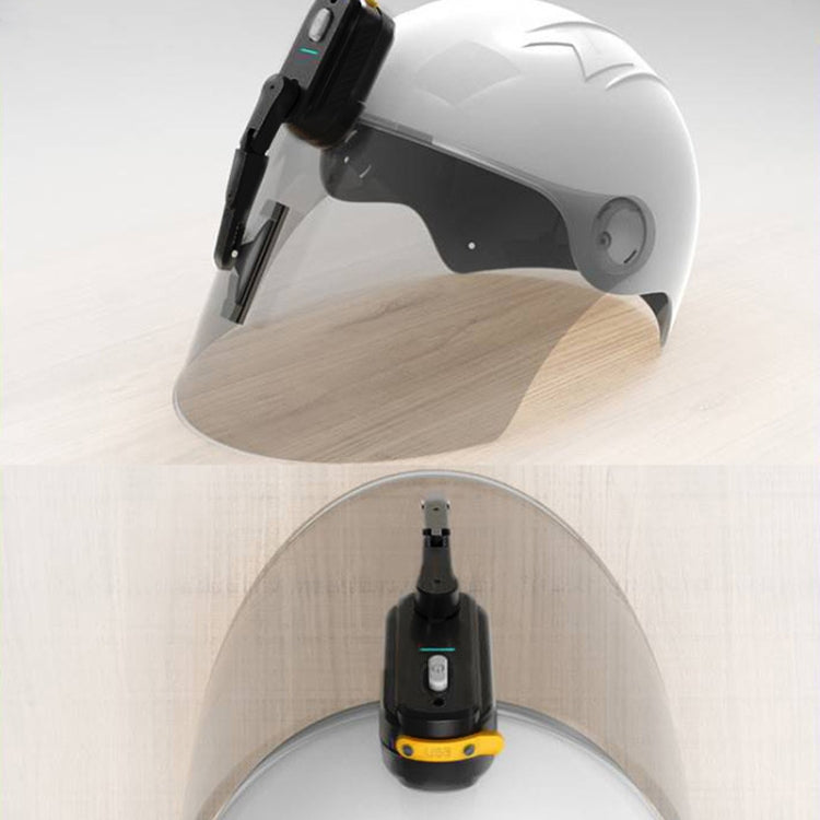 ARP005 Tergicristallo per casco di sicurezza universale per moto Tergicristallo USB impermeabile IP5, Universal Helmet Wiper