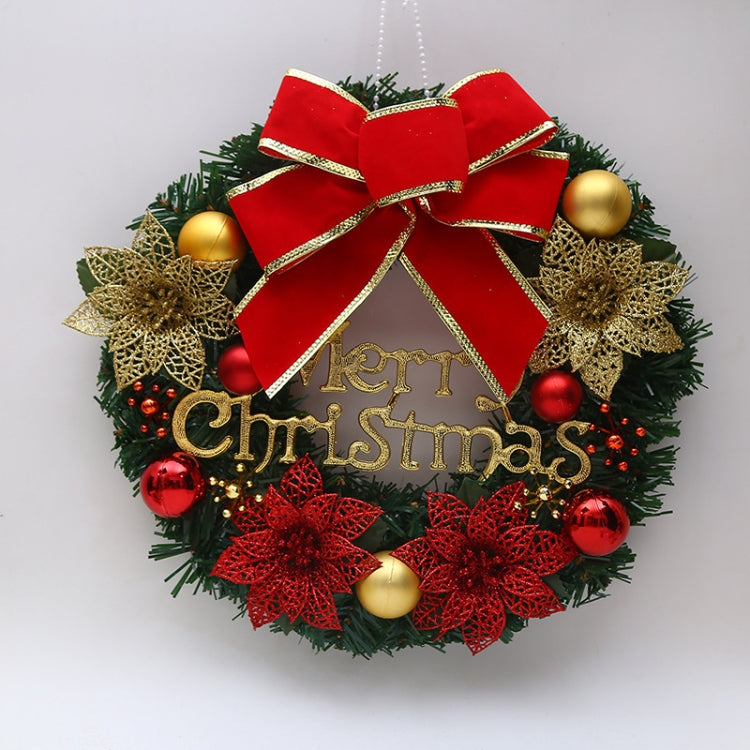 Decorazione natalizia Ghirlanda Ghirlanda Appesa alla porta in rattan, Red Flower, Double Clock, Chain, Gold, Double Bell Gift Pack, Poetry and Distant, Big Branch, Old Man, Big Branch, Snowman, Bulls, Swan, Lemon, Cotton