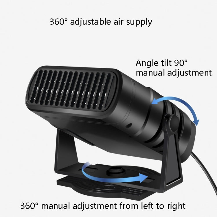 Riscaldatore per auto Vento freddo e caldo Sbrinamento e antineve, 12V Black, 24V Black