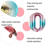 2 Set T2001 Birthday Gradient Digital Crown Set di palloncini in alluminio