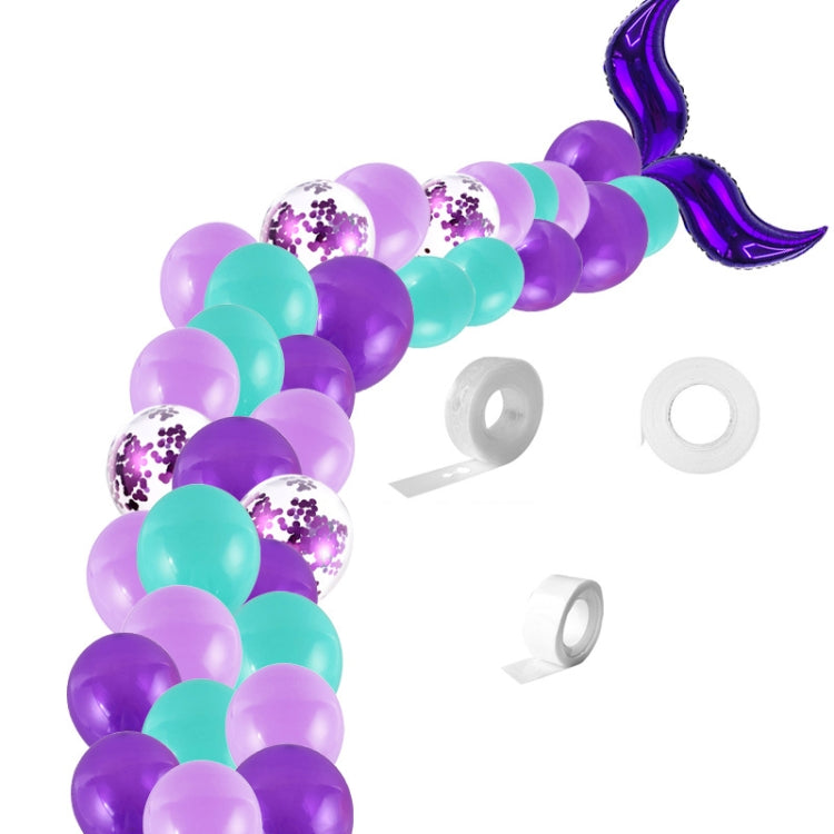 5011 Birthday Party Decoration Set di palloncini in lattice a coda di sirena da 12 pollici
