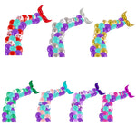 5011 Birthday Party Decoration Set di palloncini in lattice a coda di sirena da 12 pollici