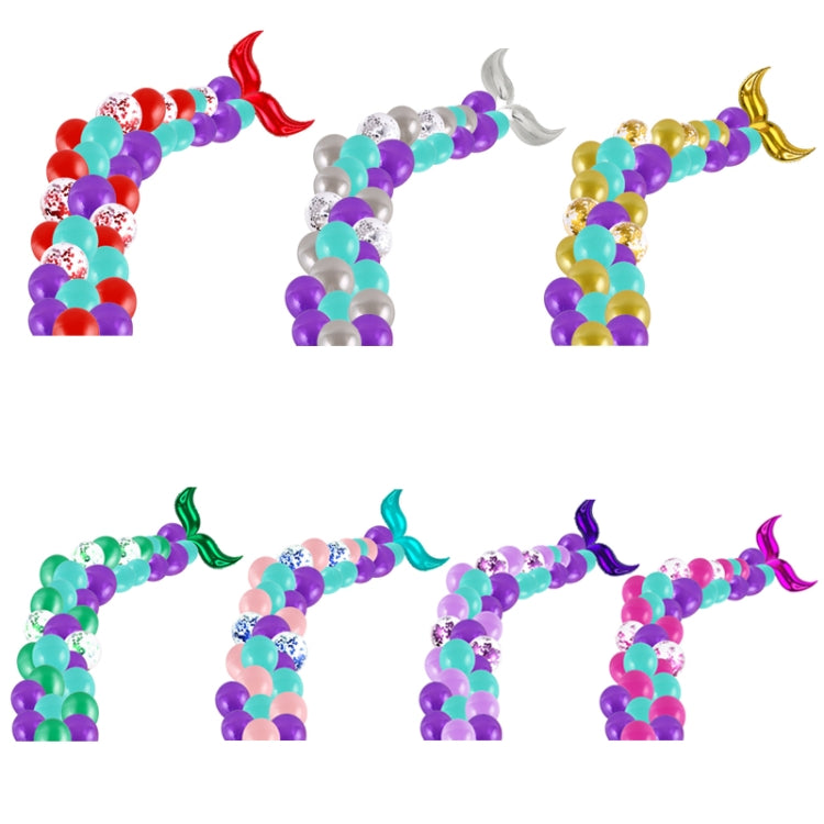 5011 Birthday Party Decoration Set di palloncini in lattice a coda di sirena da 12 pollici