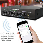 Microfono wireless Bluetooth con riverbero e ricevitore