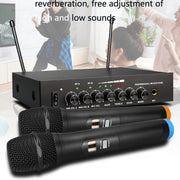 Microfono wireless Bluetooth con riverbero e ricevitore