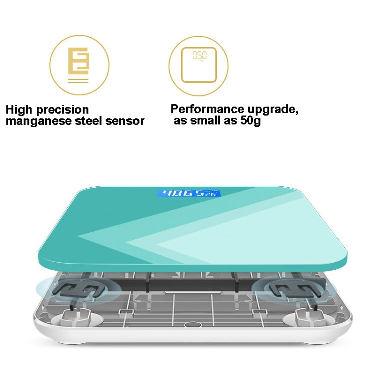Bilancia elettronica digitale in vetro temperato 180 kg