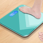 Bilancia elettronica digitale in vetro temperato 180 kg