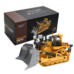 Escavatore in lega giocattolo telecomandato per bambini con bulldozer pesante a nove canali con telecomando 2.4G, 1031 Alloy Excavator