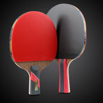 HUIESON HS-LX Six Star 5-Strati Chicken Wing Tip + 2 Strati di Carbonio Doppio Lato Continuo Ping Pong Racchetta Singola, HUIESON HS-LX(Pen Hold Grip Racket), HUIESON HS-LX(Hand-shake Grip Racket)