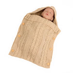 Zzsd0002 Sacco a pelo con bottoni in lana lavorato a maglia per bambini Autunno / Inverno Sacco a pelo per passeggino con coperta fotografica, Zzsd0002 Black, Zzsd0002 Beige, Zzsd0002 Sapphire, Zzsd0002 Cream White, Zzsd0002 Big Red, Zzsd0002 Dark Gray