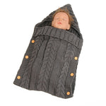 Zzsd0002 Sacco a pelo con bottoni in lana lavorato a maglia per bambini Autunno / Inverno Sacco a pelo per passeggino con coperta fotografica, Zzsd0002 Black, Zzsd0002 Beige, Zzsd0002 Sapphire, Zzsd0002 Cream White, Zzsd0002 Big Red, Zzsd0002 Dark Gray
