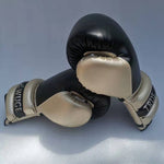 Guantoni da boxe Sanda Guantoni da boxe mezze dita da combattimento libero, Black Golden