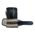 Guantoni da boxe Sanda Guantoni da boxe mezze dita da combattimento libero, Black Golden