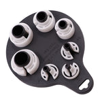 4 PCS Tracheer Strumento di riparazione dell'aria condizionata per automobili smontato dedicato, 7 In 1 Air Conditioning Repair Tool