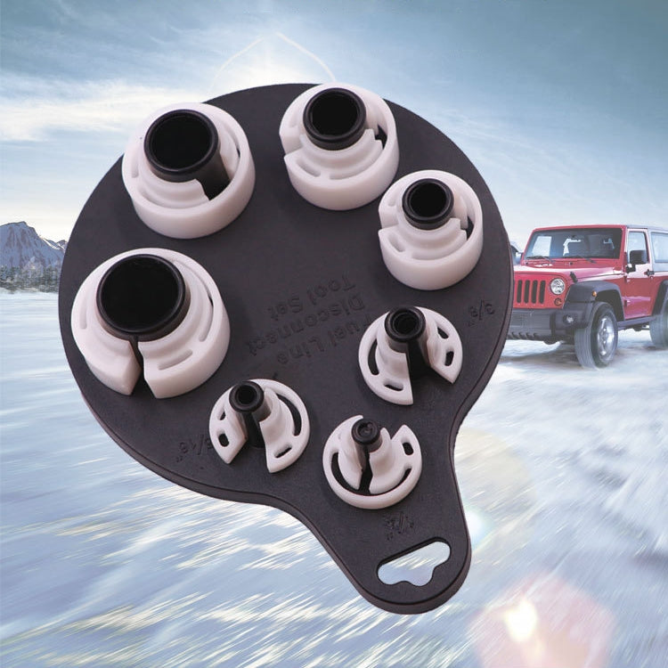 4 PCS Tracheer Strumento di riparazione dell'aria condizionata per automobili smontato dedicato, 7 In 1 Air Conditioning Repair Tool