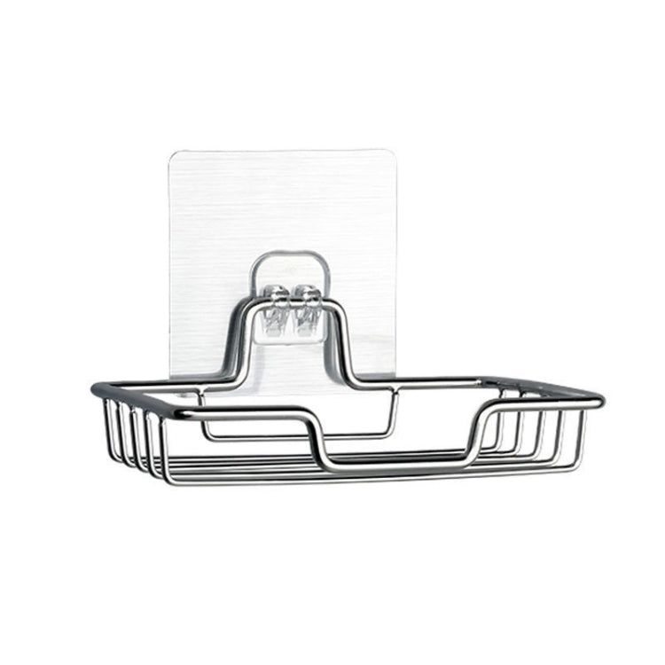 Portasapone da bagno a parete in acciaio inox 4 pezzi