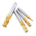 Fresa frontale in acciaio ad alta velocità e alluminio con fresa a codolo cilindrico placcata in titanio, 7 PCS/Set, 10 PCS/Set, 11 PCS/Set