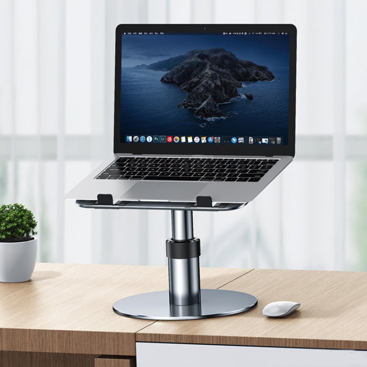 Oatsbasf 03597 Staffa di sollevamento per notebook in lega di alluminio Staffa per sollevamento del computer portatile Staffa per dissipazione del calore Tavolo pieghevole mobile, Stile:, Elite Version-Silver, Elite Version-Gray, Deluxe Edition-Silver ...