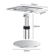 Oatsbasf 03597 Staffa di sollevamento per notebook in lega di alluminio Staffa per sollevamento del computer portatile Staffa per dissipazione del calore Tavolo pieghevole mobile, Stile:, Elite Version-Silver, Elite Version-Gray, Deluxe Edition-Silver ...