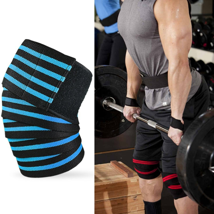 Ginocchiere sportive avvolte in fasciatura a quattro strisce in nylon da 2 pezzi, Nylon Knee Pads(Black Red), Nylon Knee Pads (Black Yellow), Nylon Knee Pads (Black Light Blue), Nylon Knee Pads (Black Green), Nylon Knee Pads (Black Orange)             ...