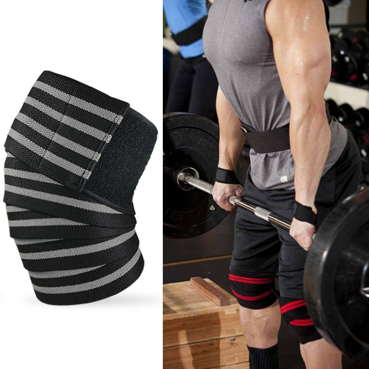 Ginocchiere sportive avvolte in fasciatura a quattro strisce in nylon da 2 pezzi, Nylon Knee Pads(Black Red), Nylon Knee Pads (Black Yellow), Nylon Knee Pads (Black Light Blue), Nylon Knee Pads (Black Green), Nylon Knee Pads (Black Orange)             ...