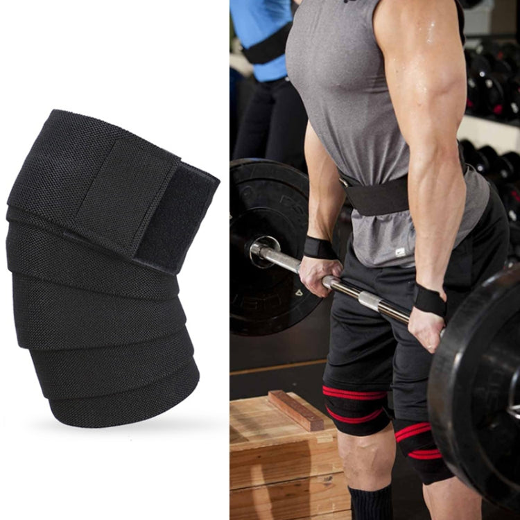 Ginocchiere sportive avvolte in fasciatura a quattro strisce in nylon da 2 pezzi, Nylon Knee Pads(Black Red), Nylon Knee Pads (Black Yellow), Nylon Knee Pads (Black Light Blue), Nylon Knee Pads (Black Green), Nylon Knee Pads (Black Orange)             ...