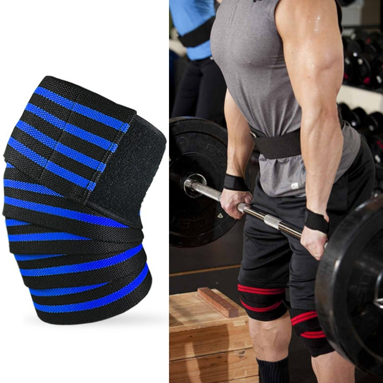 Ginocchiere sportive avvolte in fasciatura a quattro strisce in nylon da 2 pezzi, Nylon Knee Pads(Black Red), Nylon Knee Pads (Black Yellow), Nylon Knee Pads (Black Light Blue), Nylon Knee Pads (Black Green), Nylon Knee Pads (Black Orange)             ...