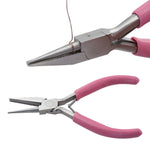 Pinze per avvolgimento mini filo da 5 pollici Pinze per gioielli Pinze per utensili a becchi semitondi semi-incassati, 1-section
