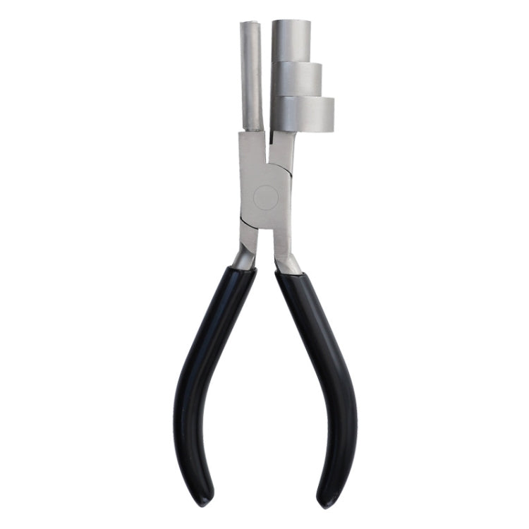3 in 1 Pinze a becchi tondi a bocca piatta da 6 pollici Mini pinze per gioielli fai-da-te Pinze a carica manuale, 3-section