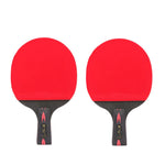 HUIESON HS-CPPX5 Set di racchette da allenamento per ping pong a cinque stelle in fibra di carbonio a doppia faccia con adesivo inverso, specifica:, Hand-shake Grip Racket, Pen Hold Grip Racket, Hand-shake Grip + Pen Hold Grip Racket