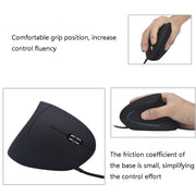 JSY-5 6 Tasti Laser USB Wired Mouse Mouse ottico verticale