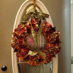 Ornamento natalizio con fiori artificiali da appendere alla porta della ghirlanda di ortensie, 30cm, 35cm