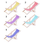 2 PZ 1:12 Beach Lounge Chair Simulation Model Outdoor Beach Scene Shooting Puntelli possono essere piegati, Beach Lounge Chair(Red), Beach Lounge Chair(Purple), Beach Lounge Chair(Yellow), Beach Lounge Chair(Sky Blue), Beach Lounge Chair(Royal Blue)
