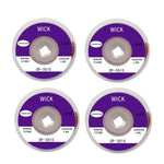 4 PCS Filo di Seta Carenza di Stagno Con Basso Residuo Striscia BGA Per Rimuovere Stagno Striscia di Saldatura Manutenzione Elettronica Materiale di Saldatura, CP-2015 2.0mm x 1.5m, CP-2515 2.5mm x 1.5m, CP-3015 3.0mm x 1.5m, CP-3515 3.5mm x 1.5m
