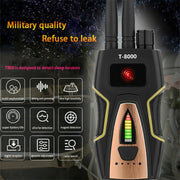 Rilevatore di segnale wireless T8000 Posizione di difesa GPS Trovare fotocamera Strumento di rilevamento anti-tracciamento anti-candido