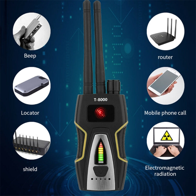 Rilevatore segnale wireless T8000 anti-tracciamento GPS