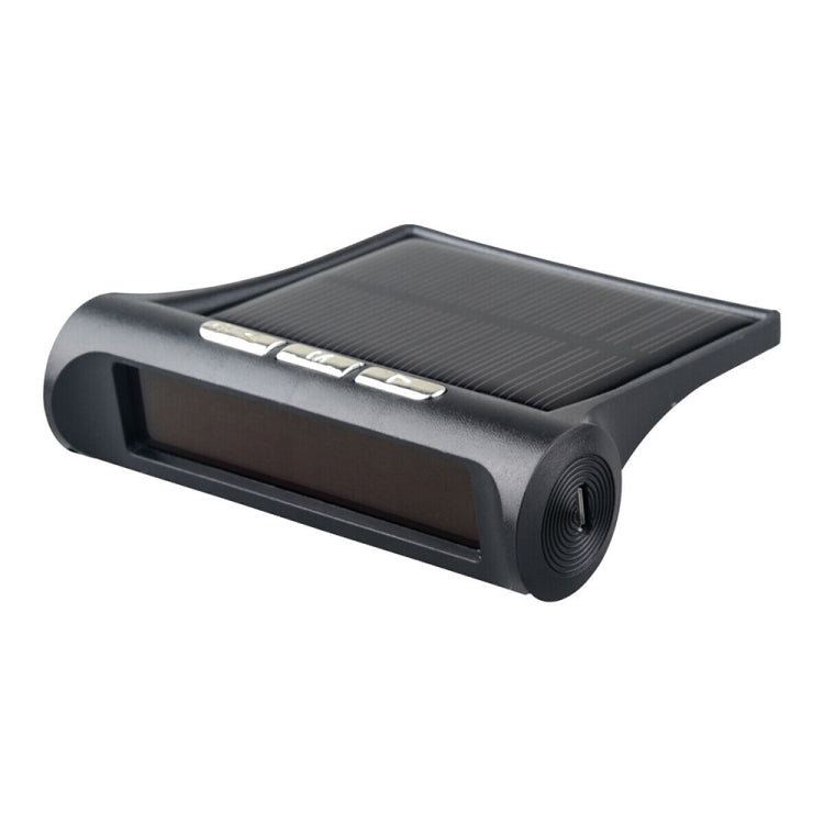 T1 Sistema di monitoraggio della pressione dei pneumatici solare wireless montato su veicolo Termometro per la pressione dei pneumatici per veicoli per uso generico, T1