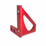Strumenti per la lavorazione del legno Lega di alluminio Righello triangolare righello multifunzione quadrato a 90 gradi, 90 Degree Square Ruler