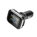 Q3 Mini accendisigari Sistema di monitoraggio della pressione dei pneumatici wireless per auto TPMS Pneumatico di tensione della temperatura dell'auto, Car Temperature Voltage Tire
