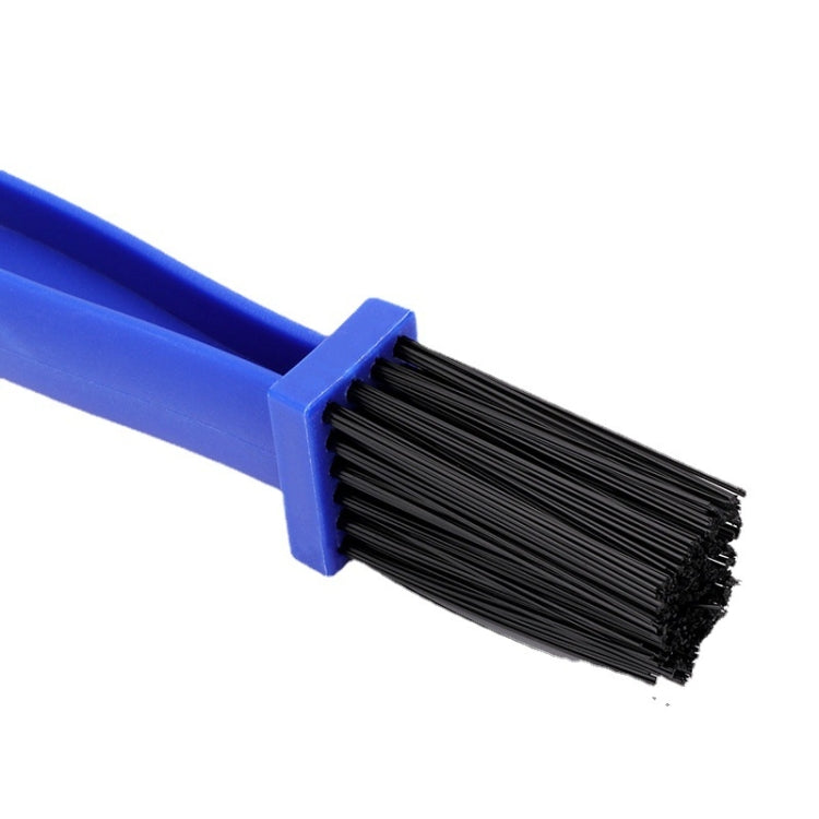 5 PCS BG-7168 Spazzola per la pulizia di biciclette e moto Spazzola a catena a tre lati, 5 PCS Red, 5 PCS Blue, 5 PCS Black, Red + Small Brush, Blue + Small Brush
