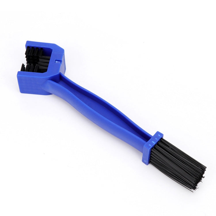 5 PCS BG-7168 Spazzola per la pulizia di biciclette e moto Spazzola a catena a tre lati, 5 PCS Red, 5 PCS Blue, 5 PCS Black, Red + Small Brush, Blue + Small Brush