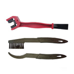 5 PCS BG-7168 Spazzola per la pulizia di biciclette e moto Spazzola a catena a tre lati, 5 PCS Red, 5 PCS Blue, 5 PCS Black, Red + Small Brush, Blue + Small Brush