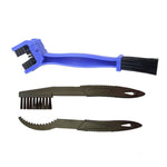 5 PCS BG-7168 Spazzola per la pulizia di biciclette e moto Spazzola a catena a tre lati, 5 PCS Red, 5 PCS Blue, 5 PCS Black, Red + Small Brush, Blue + Small Brush