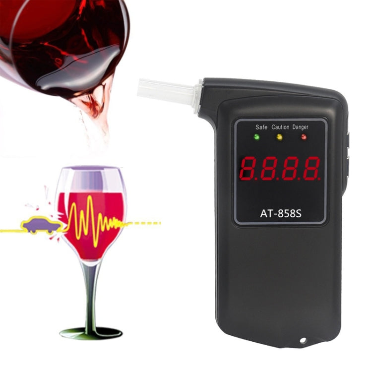 AT-858S Tester alcolico a controllo rapido Tester alcolico portatile per respirazione, AT-858S