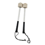 Accessori per percussioni Bacchette antiscivolo in feltro di lana in acciaio inossidabile Esercitati a suonare i martelli della grancassa, Drum Hammers