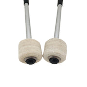Accessori per percussioni Bacchette antiscivolo in feltro di lana in acciaio inossidabile Esercitati a suonare i martelli della grancassa, Drum Hammers